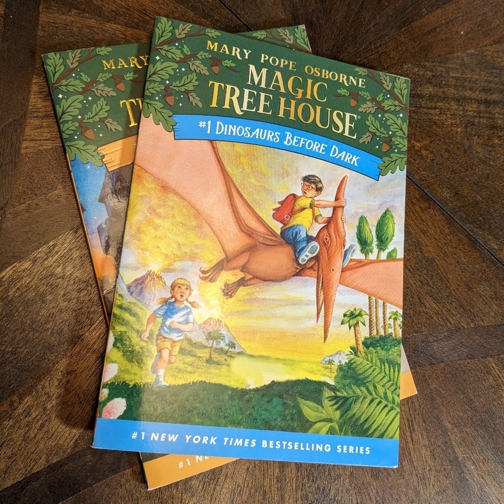 Magic Tree House Books #1 & #2 Paperback Set – Mary Pope Osborne – Kids Books